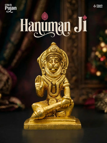 Shree Hanuman Ji Brass Idol - Classic Edition