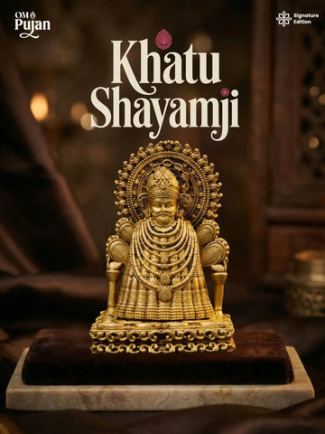 Khatu Shyam Ji Brass Idol - Signature Edition
