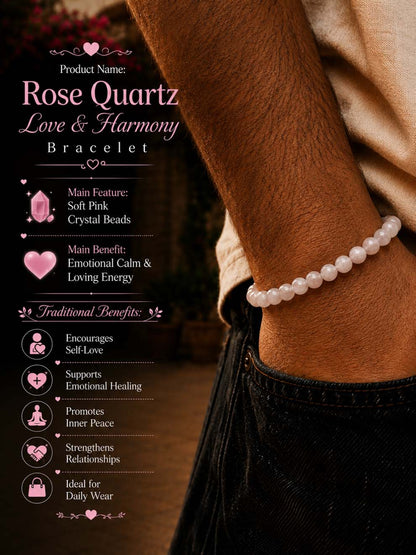 Rose Quartz Love & Harmony Bracelet