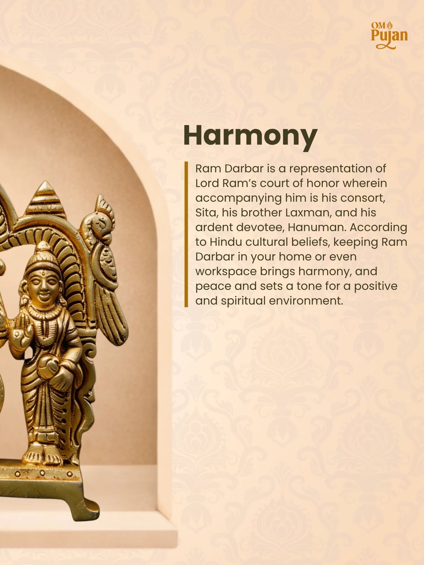 Ram Darbar Brass Idol - Classic edition
