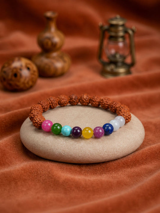 Navrang Rudraksha Spiritual Bracelet