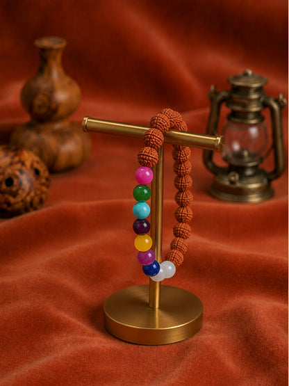 Navrang Rudraksha Spiritual Bracelet