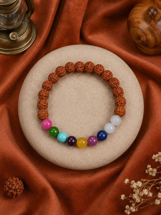 Navrang Rudraksha Spiritual Bracelet